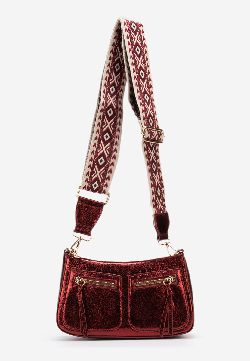 Sabrya borvörös válltáska