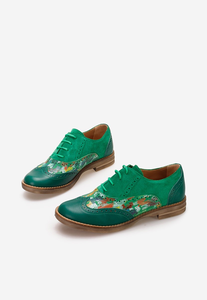 Emily v2 zöld női brogue cipő