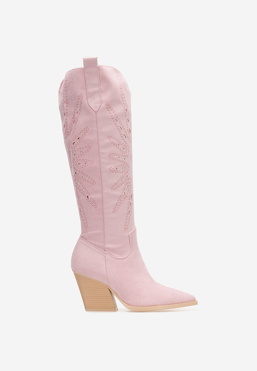 Indaia v3 lila cowboy csizma női 