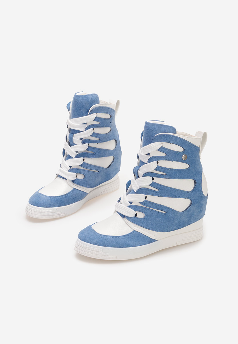 Kaia kék platform sneaker cipő 