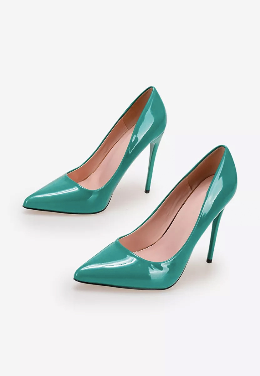 Antella b zöld tűsarkú cipő 