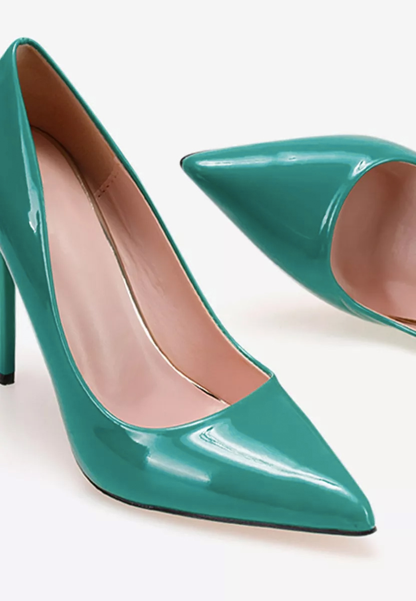 Antella b zöld tűsarkú cipő 