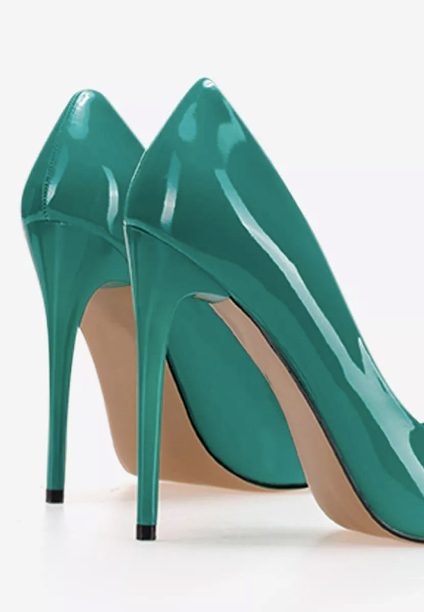 Antella b zöld tűsarkú cipő 