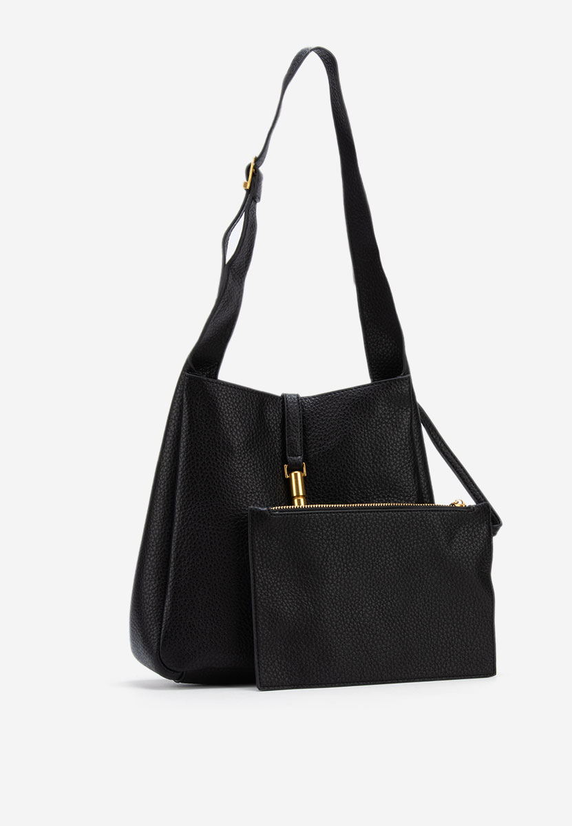 Nesana fekete hobo táska