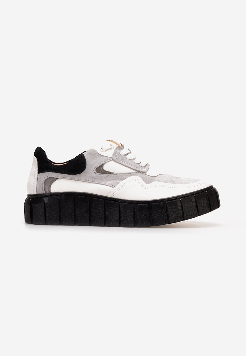 Caera fehér női bőr sneaker