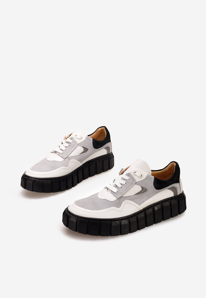 Caera fehér női bőr sneaker