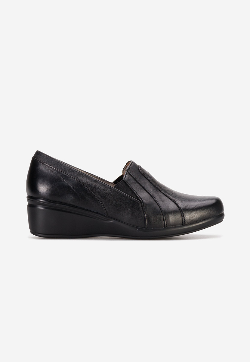 Verenta fekete platform cipők