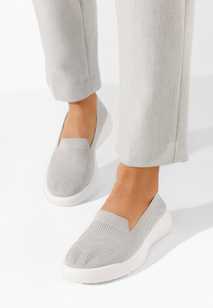 Akova szürke fűzős női cipő