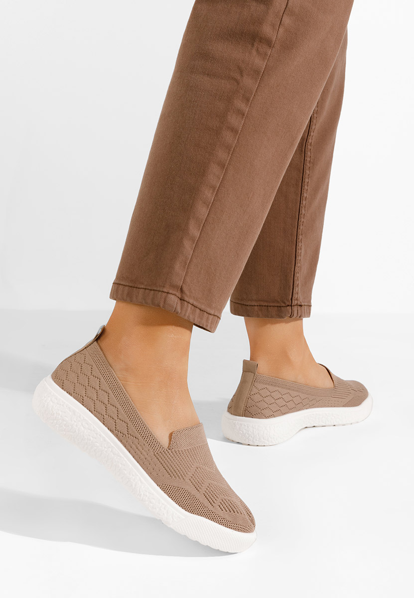 Akova khaki fűzős női cipő