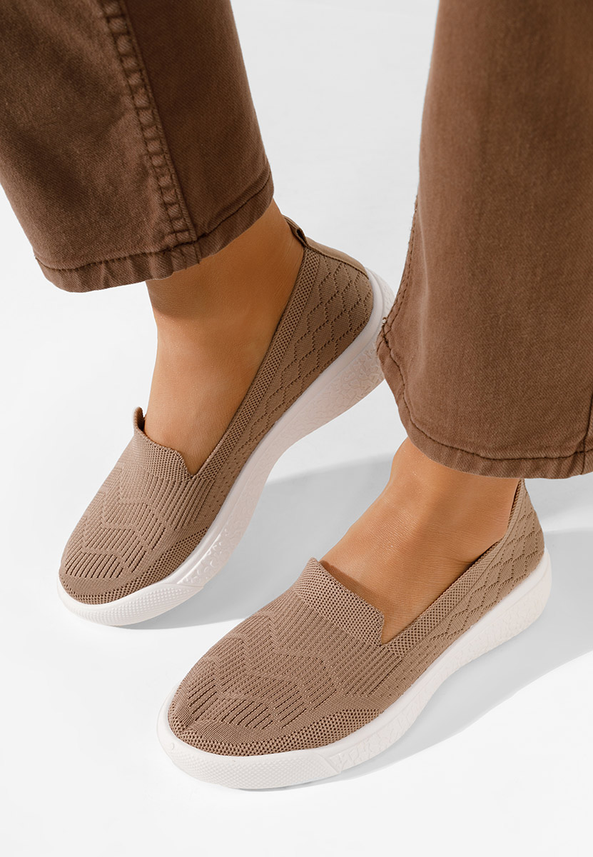 Akova khaki fűzős női cipő