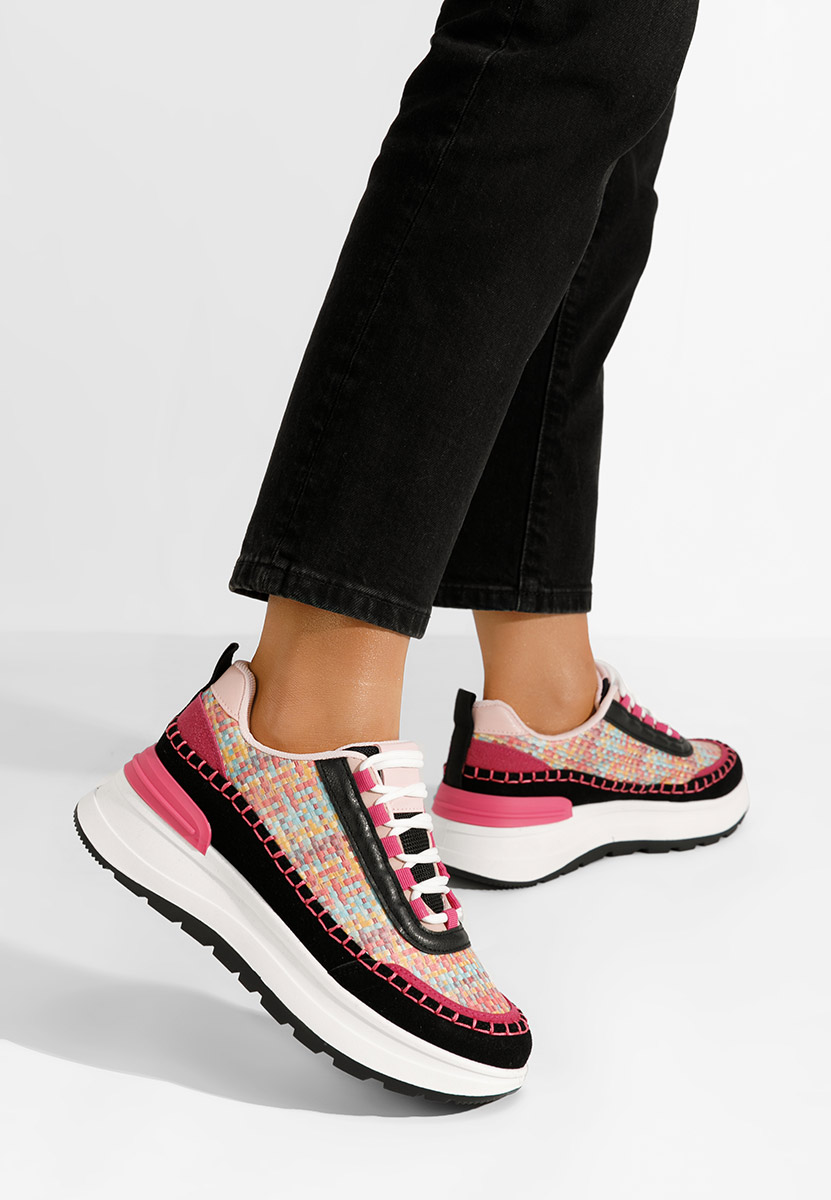 Ellana sokszínü telitalpú platform sneaker