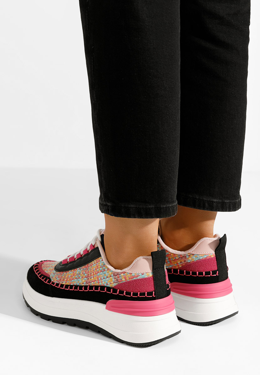 Ellana sokszínü telitalpú platform sneaker