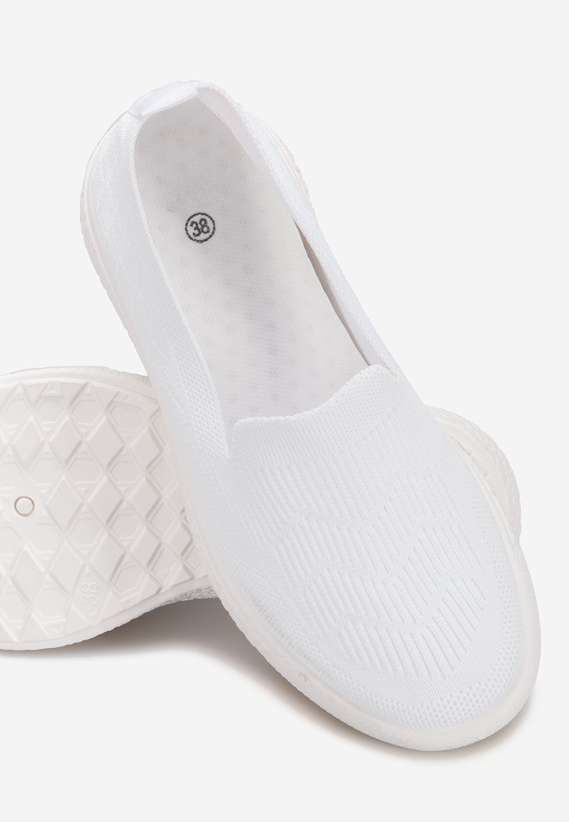 Akova fehér fűzős női cipő