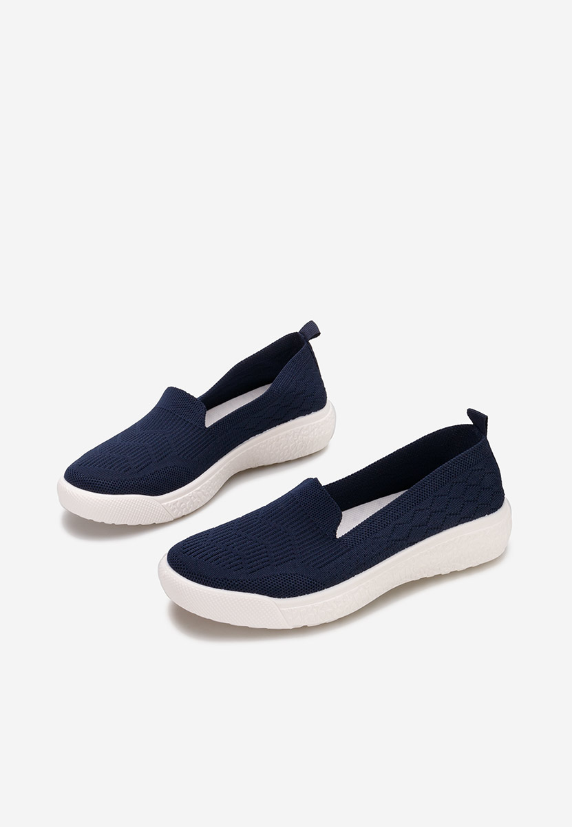 Akova tengerészkék fűzős női cipő