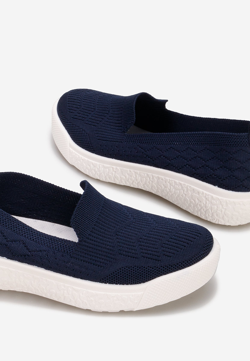 Akova tengerészkék fűzős női cipő