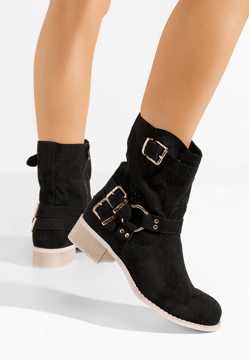 Daiela v2 fekete őszi női bokacipő