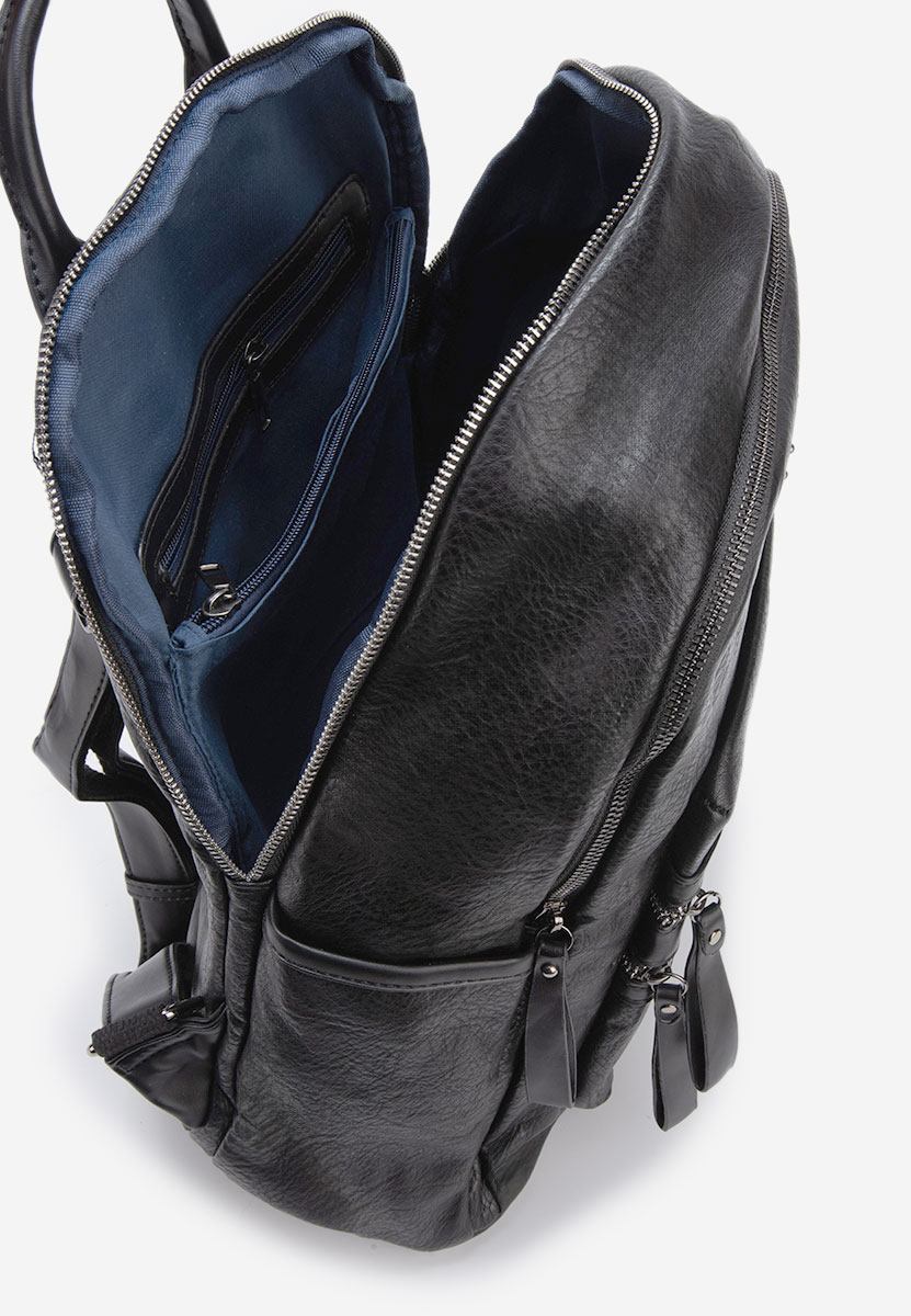 Inessa fekete hátizsák