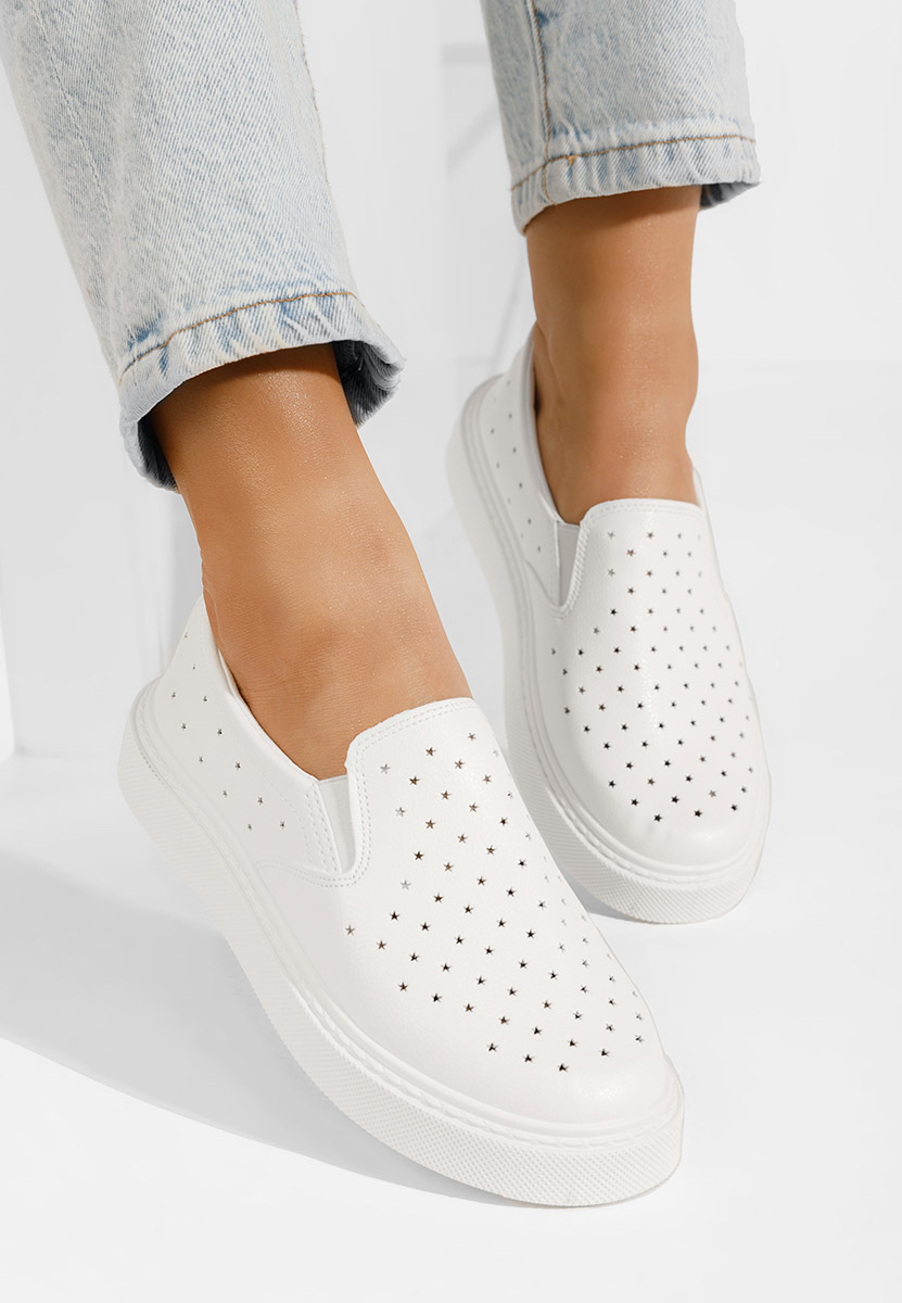 Sotiy v2 fehér női espadrilles