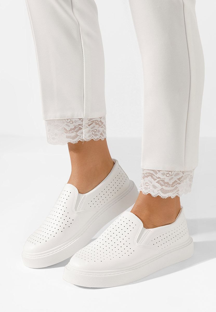 Sotiy fehér női espadrilles