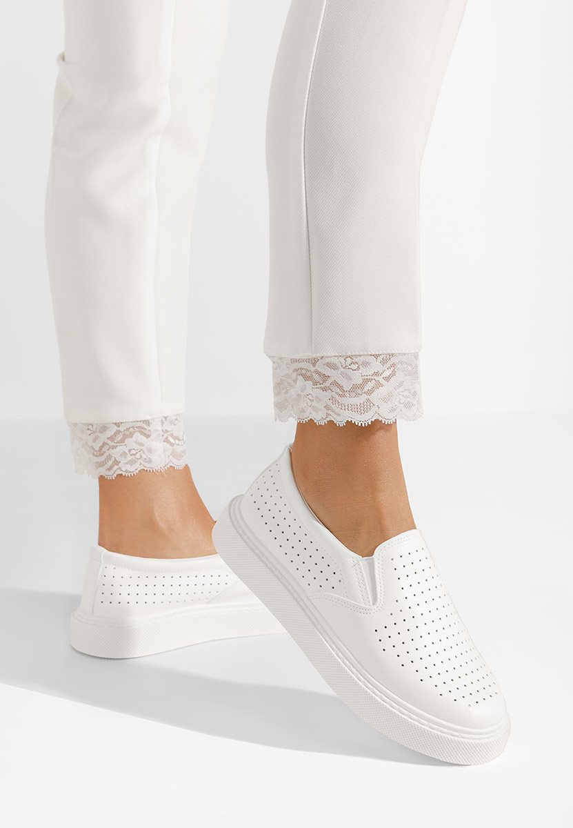 Sotiy fehér női espadrilles
