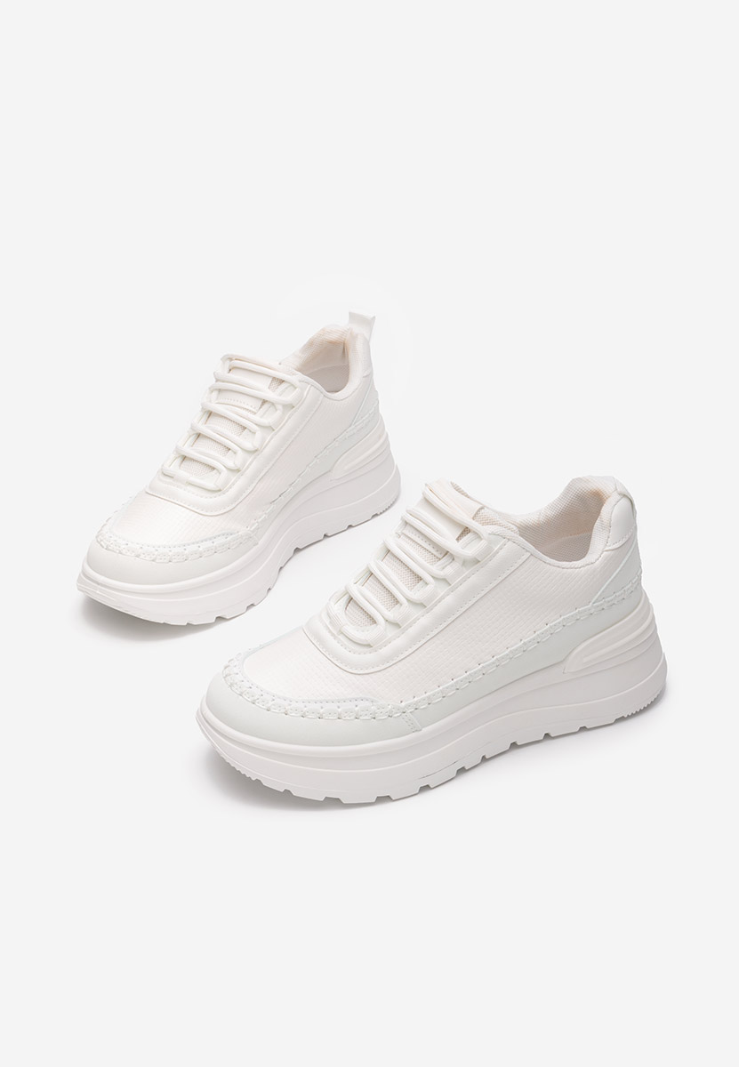 Ellana fehér telitalpú platform sneaker