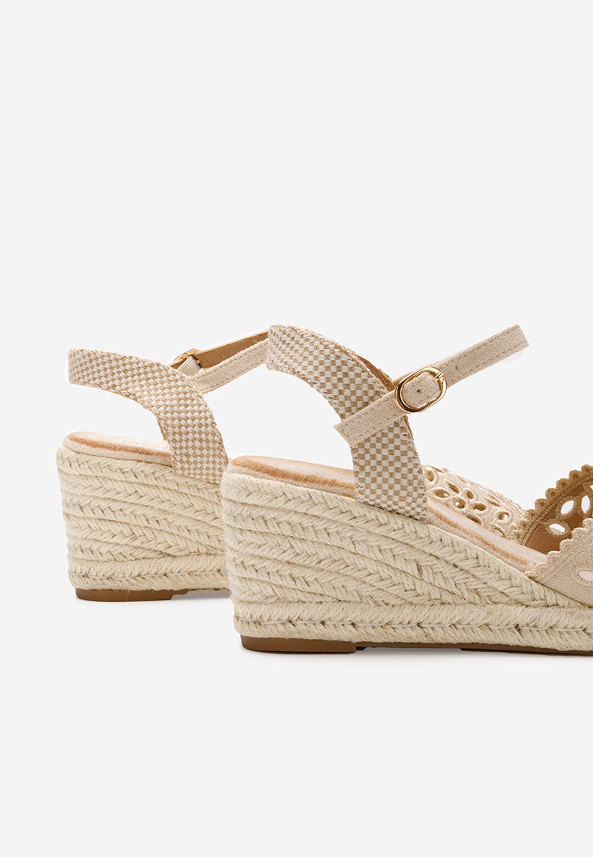 Finana bézs espadrilles szandál