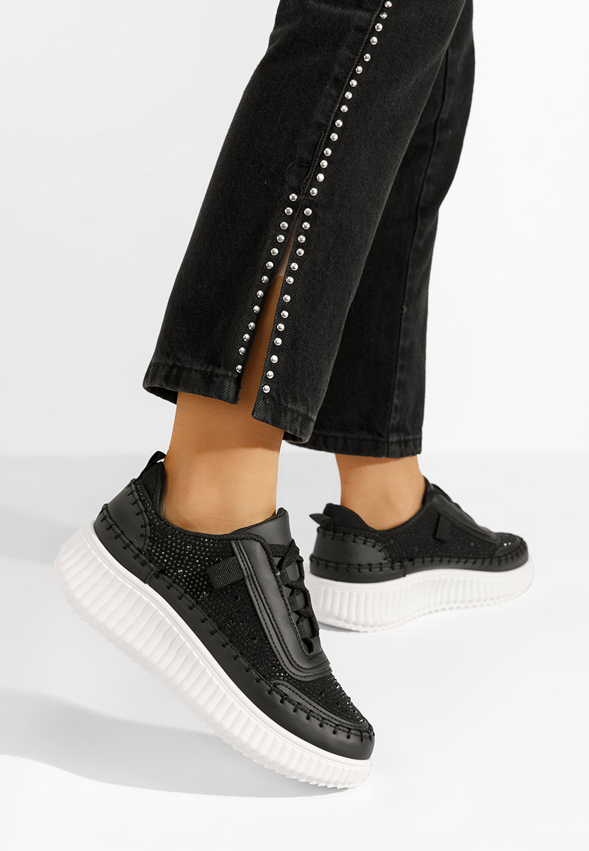 Tenerife v3 fekete telitalpú platform sneaker