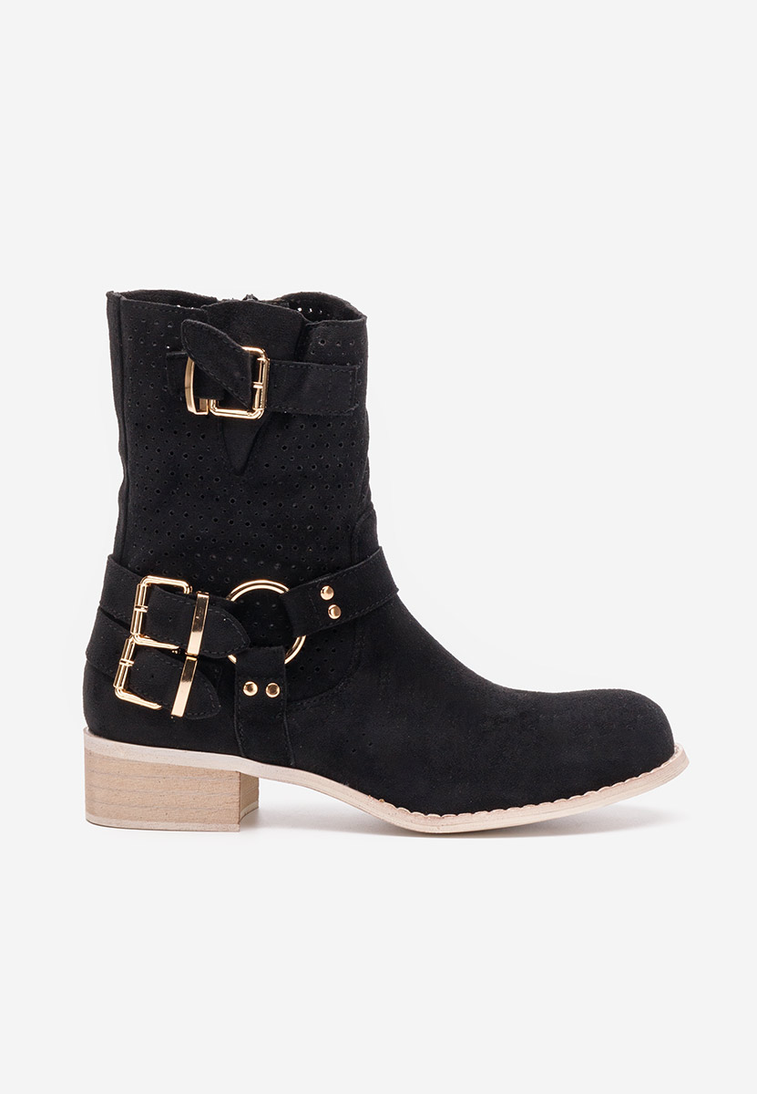 Daiela v2 fekete őszi női bokacipő