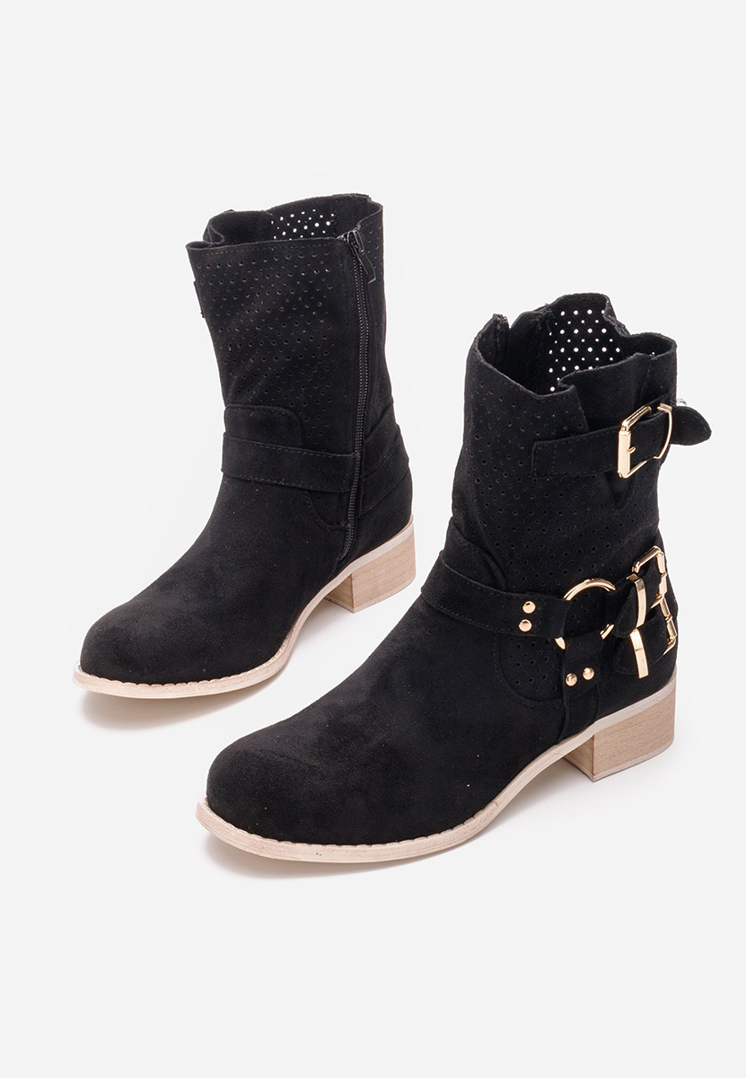 Daiela v2 fekete őszi női bokacipő