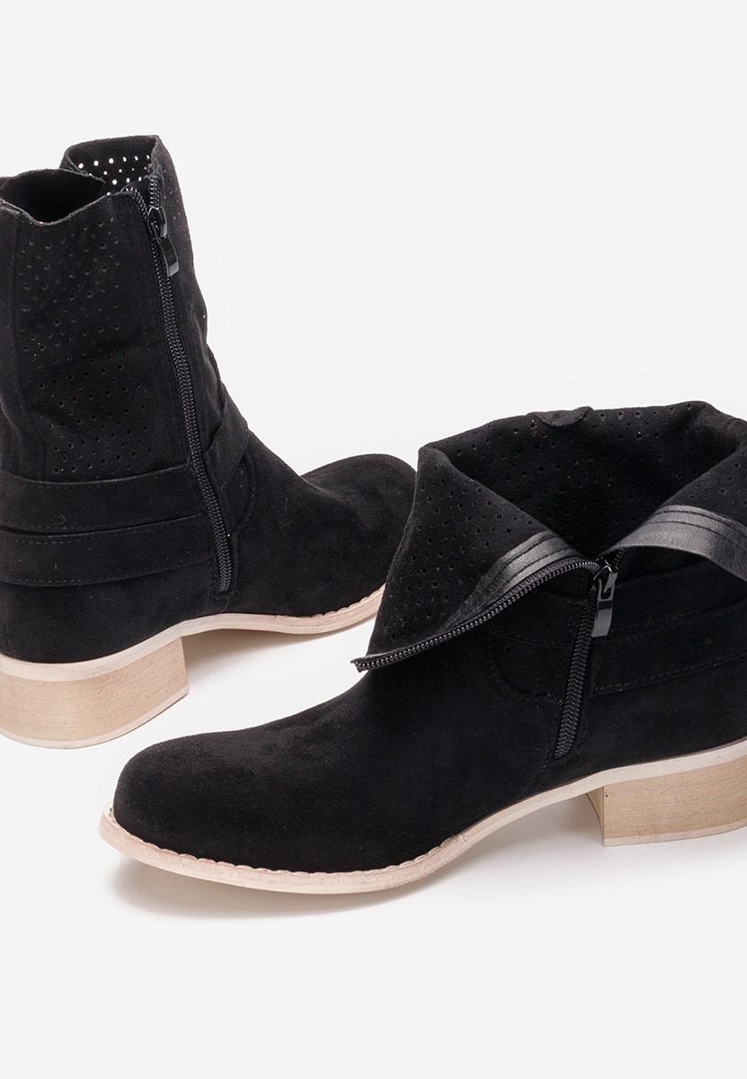 Daiela v2 fekete őszi női bokacipő