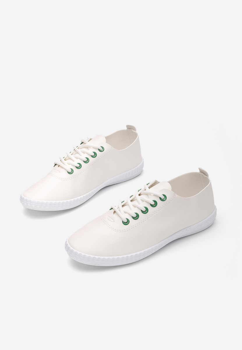 Simina v2 fehér fűzős női cipő