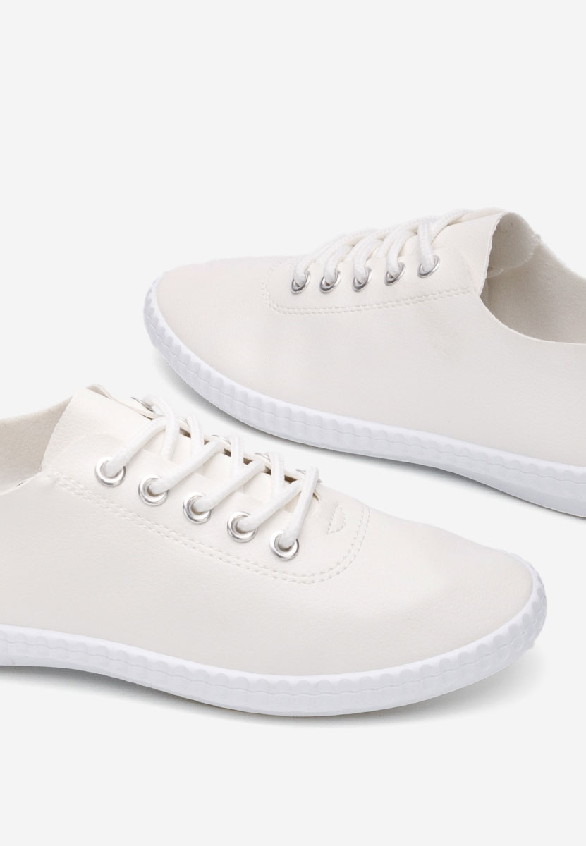 Simina v3 fehér fűzős női cipő