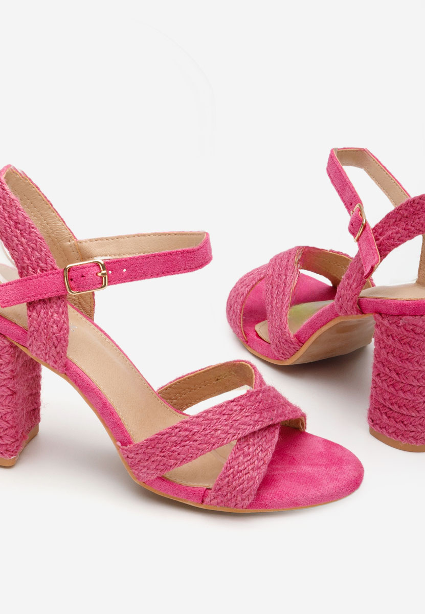 Jasmine fuxia vastag sarkú szandál 