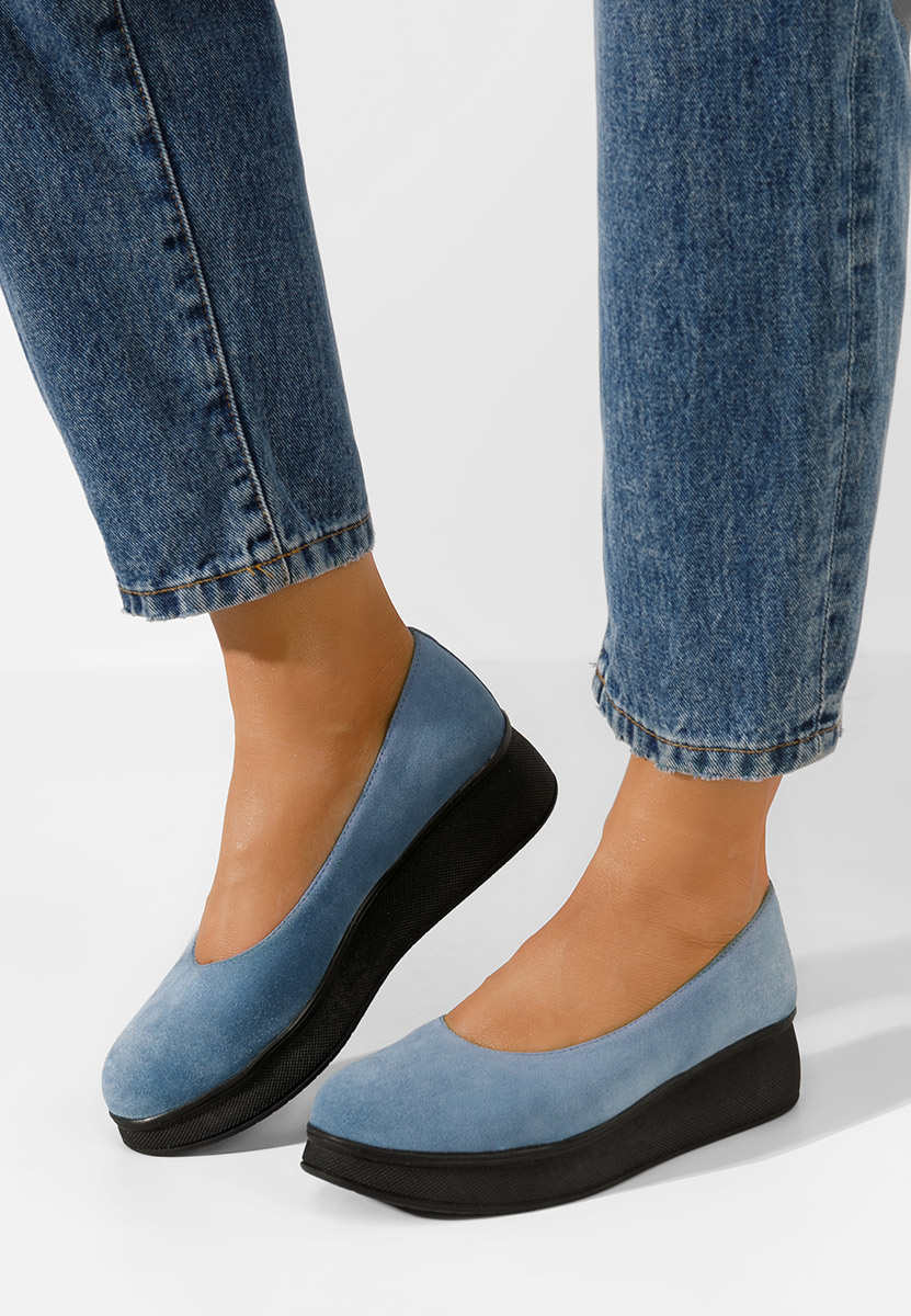 Cantoria v2 tengerészkék telitalpú platform cipő