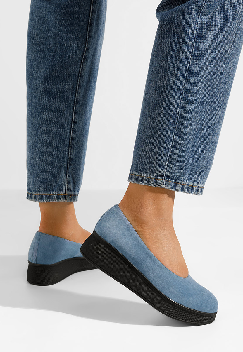 Cantoria v2 tengerészkék telitalpú platform cipő