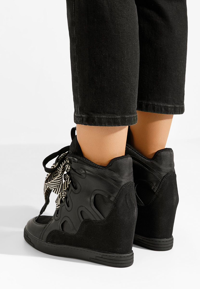Jessy fekete platform tornacipő 