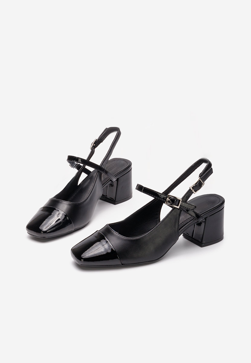 Eriosa fekete vastag sarkú magassarkú 