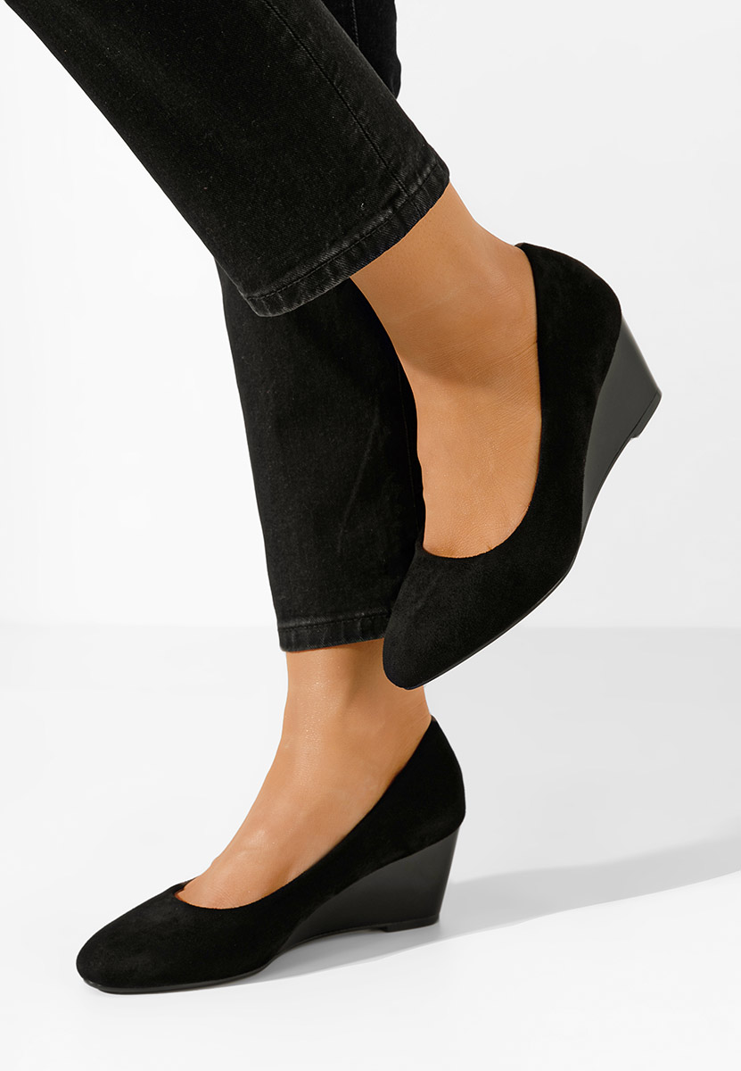 Cutiara v2 fekete platform cipők