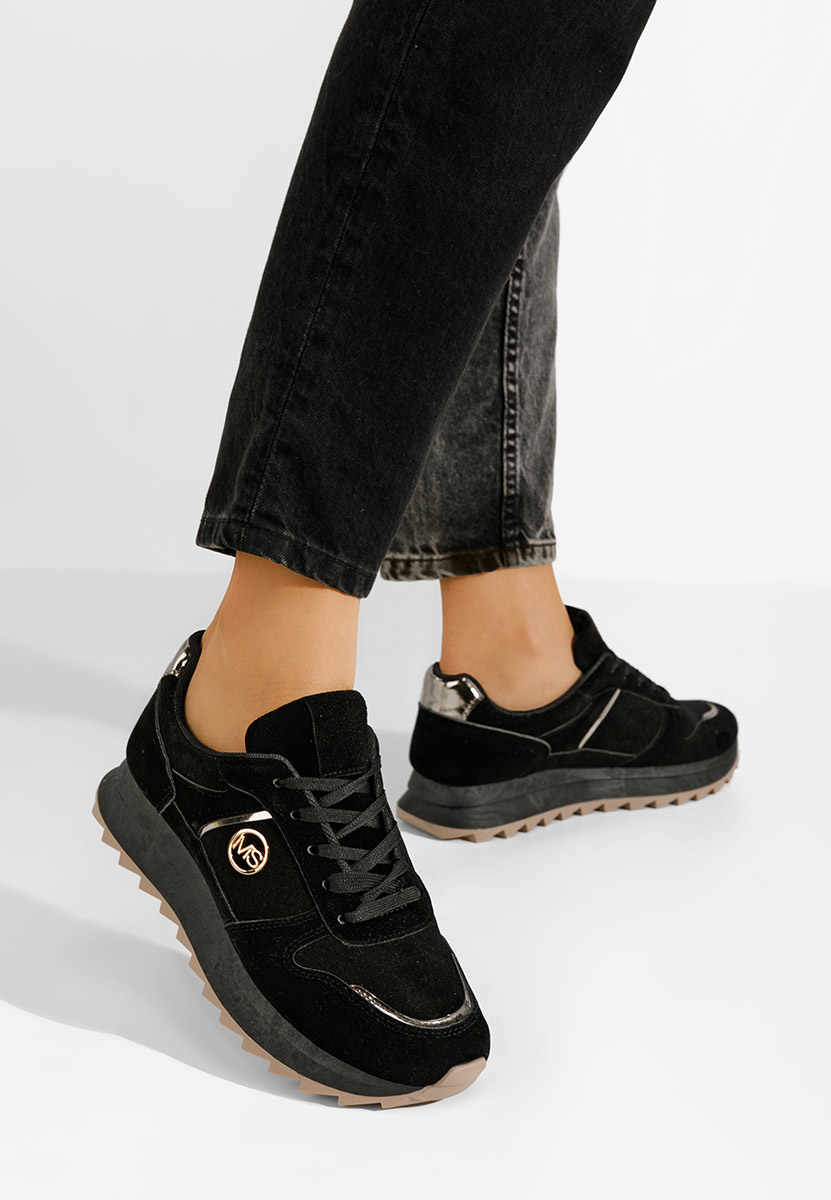 Tanitia fekete női tornacipő