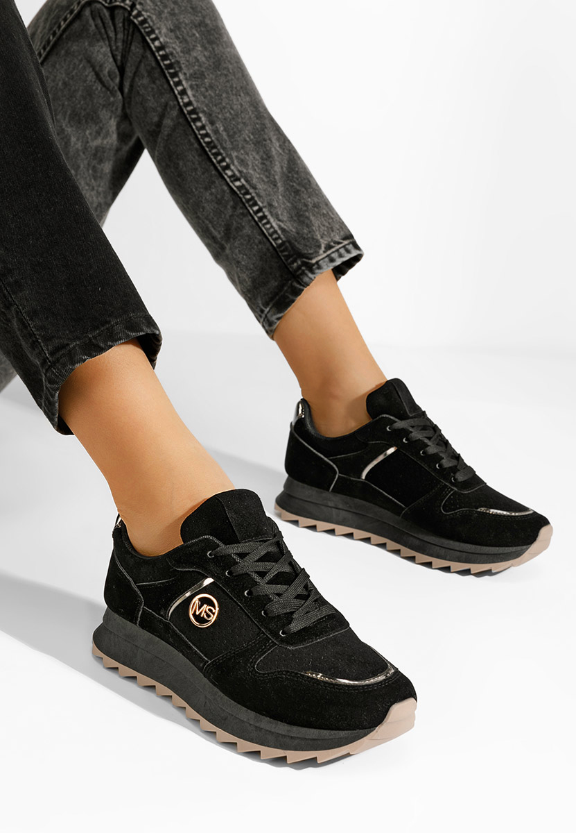 Tanitia fekete női tornacipő