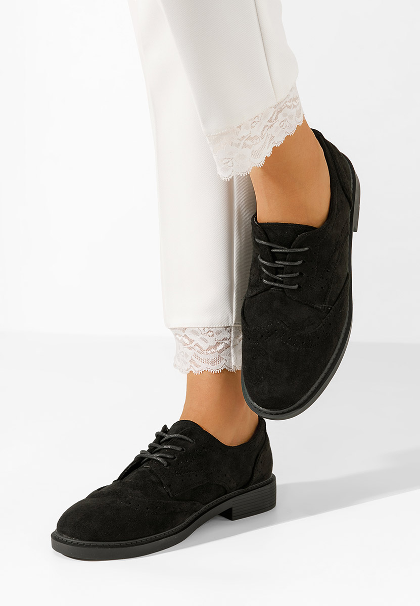 Cametia fekete női brogue cipő