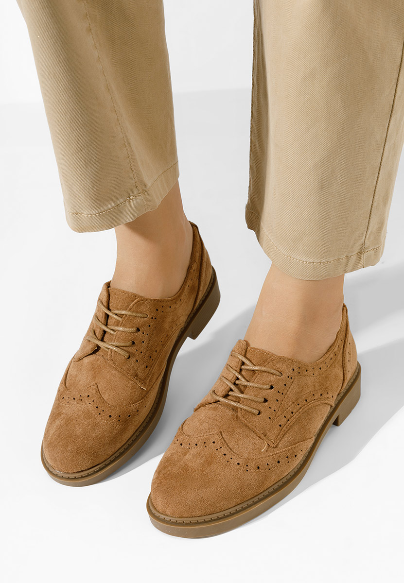 Cametia camel női brogue cipő