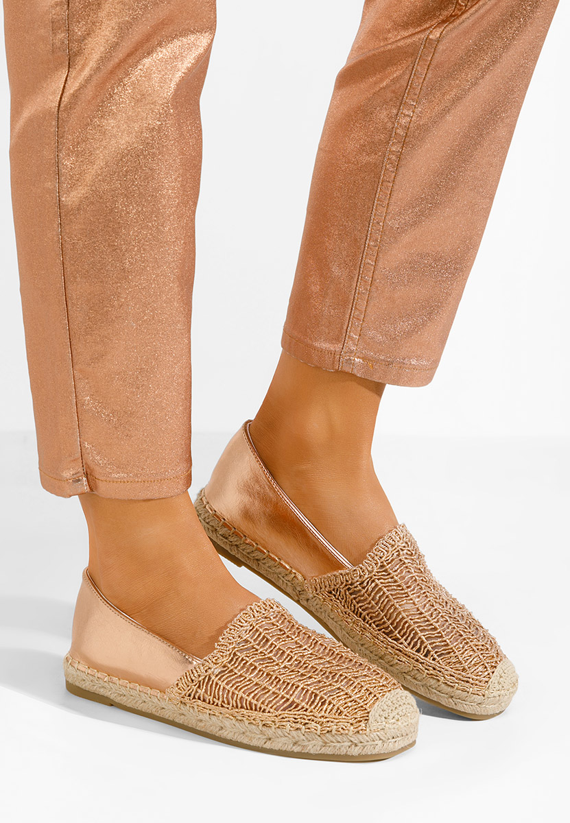 Naesia pezsgő színű női espadrilles