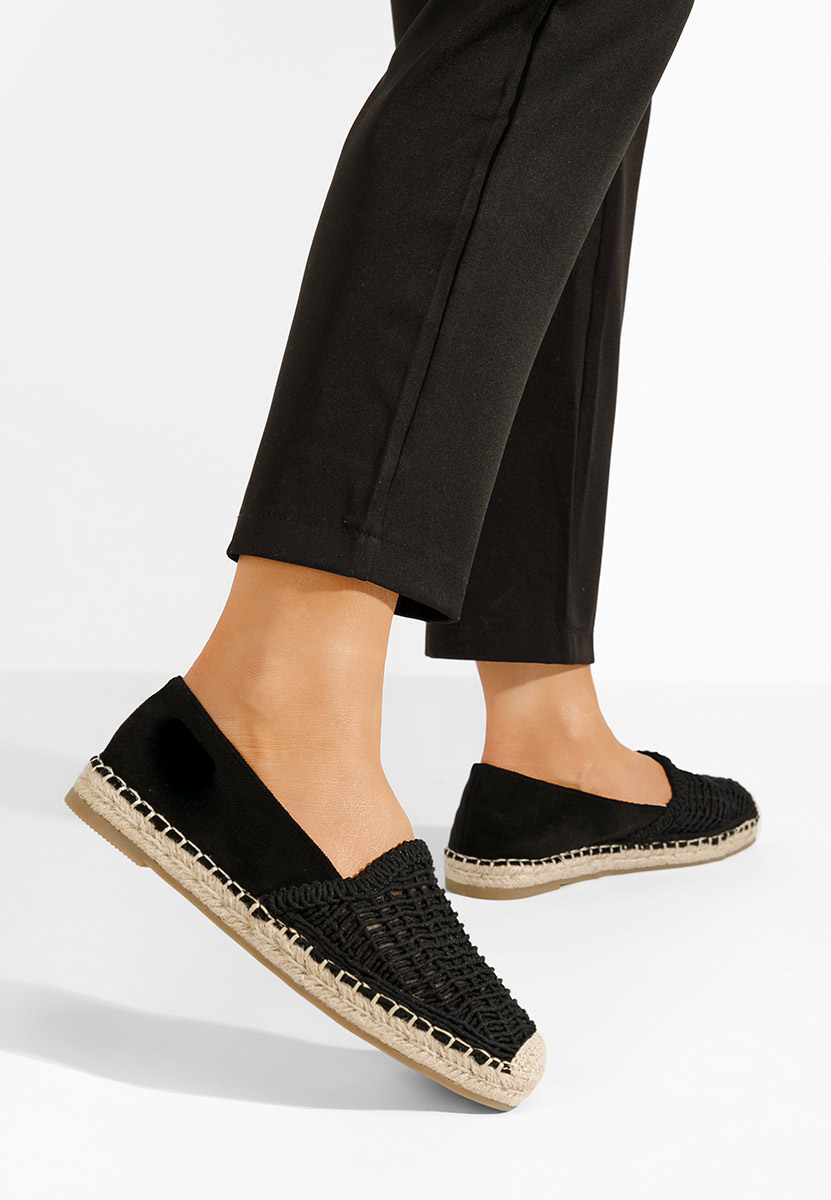 Naesia fekete női espadrilles