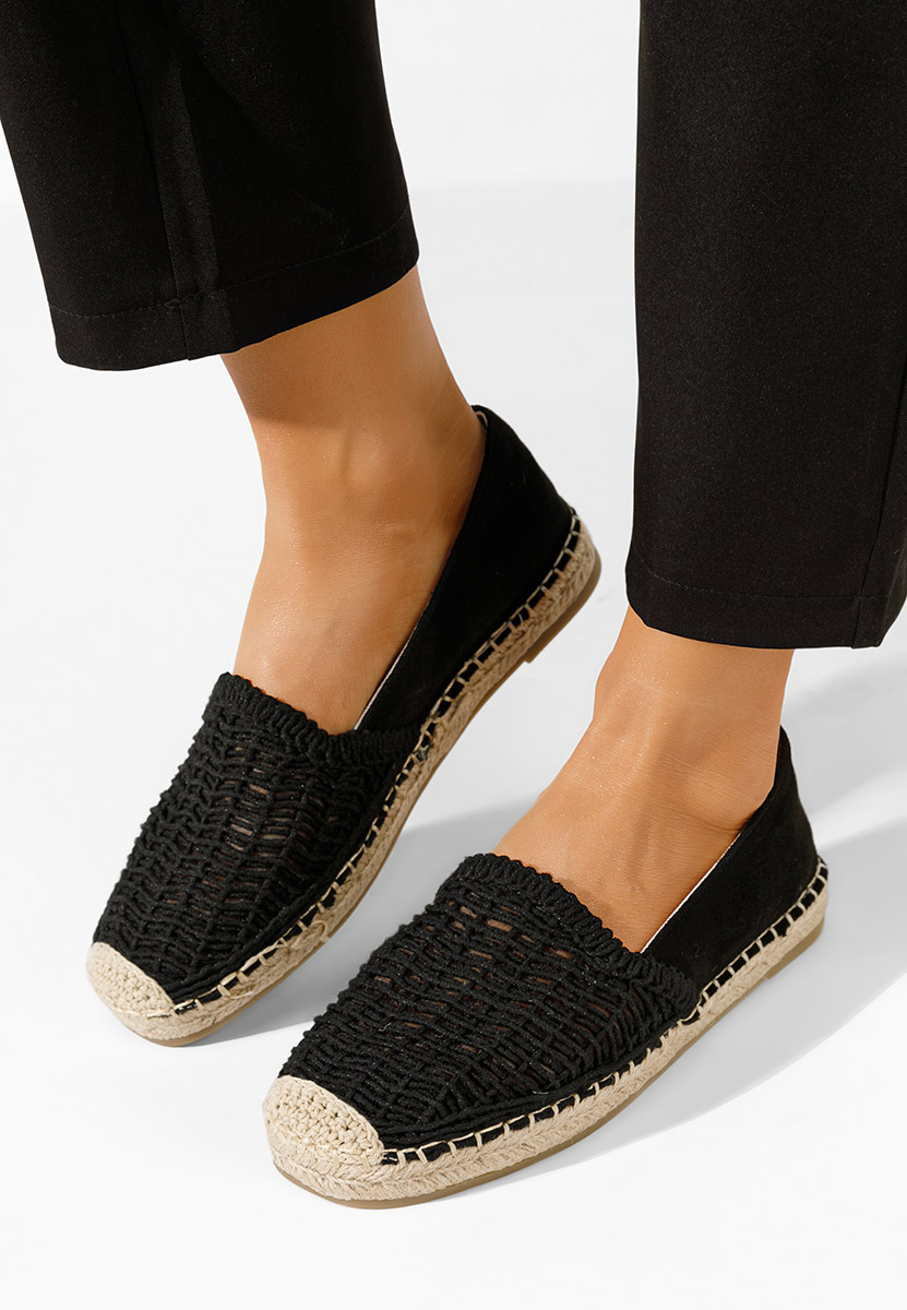 Naesia fekete női espadrilles