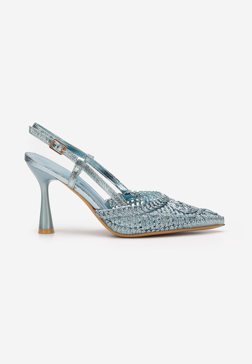 Azzie v2 tengerészkék slingback