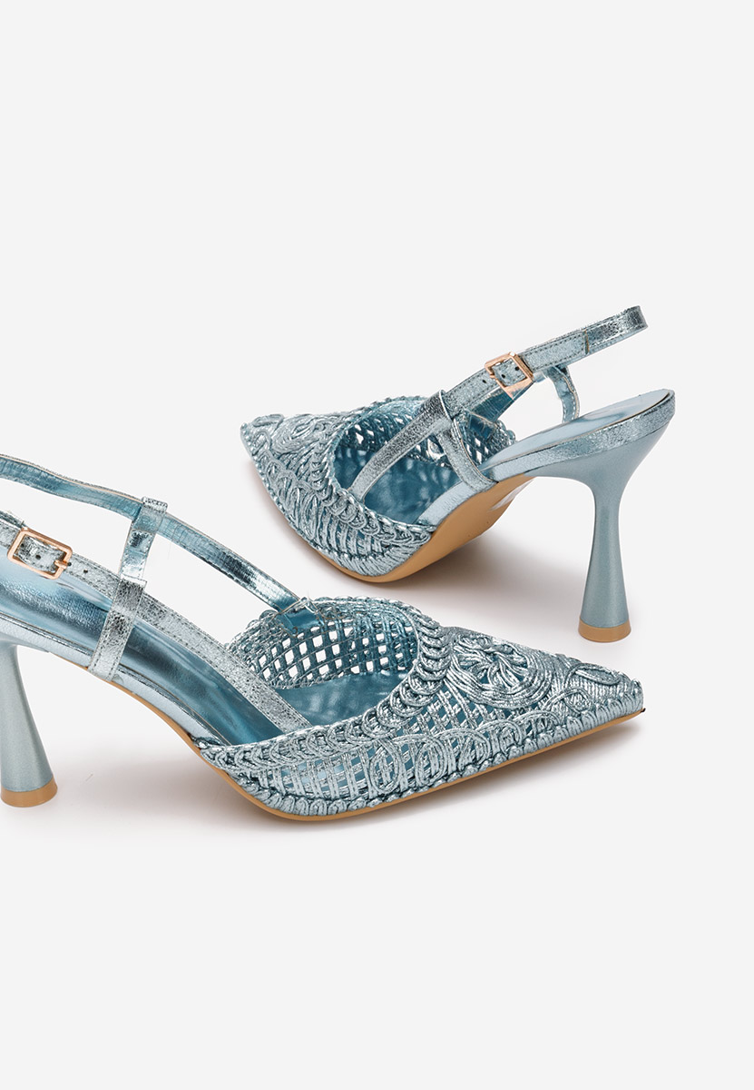 Azzie v2 tengerészkék slingback