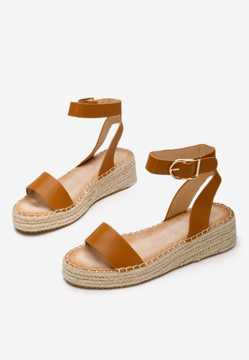 Veldia camel espadrilles szandál