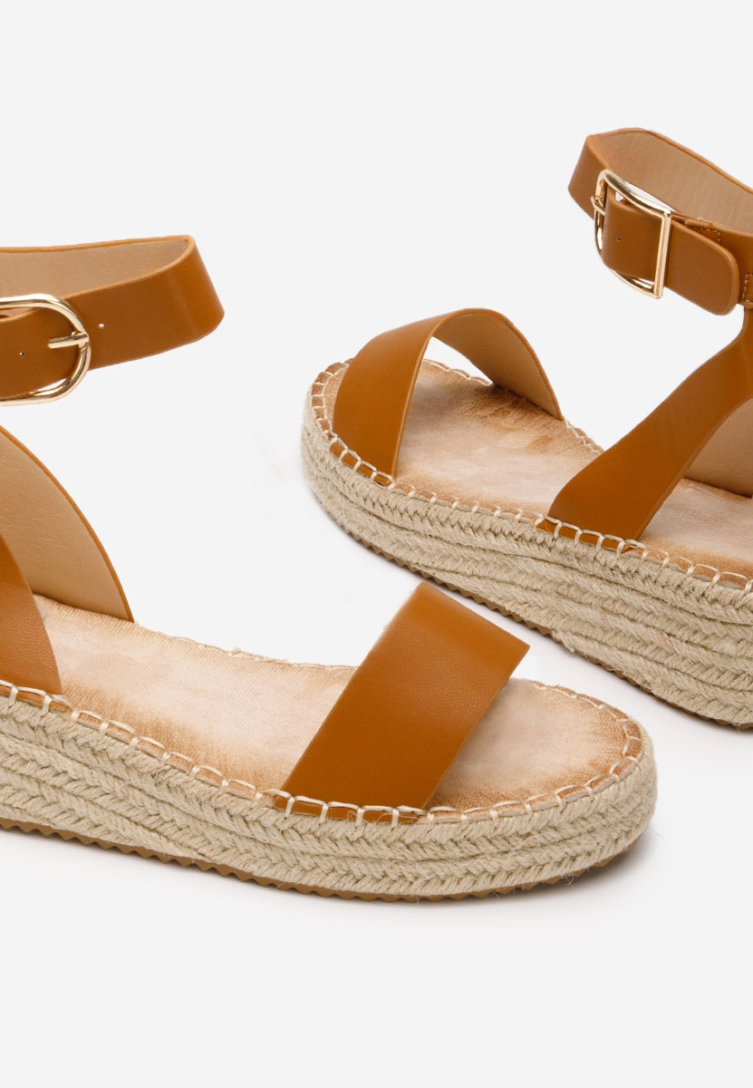 Veldia camel espadrilles szandál