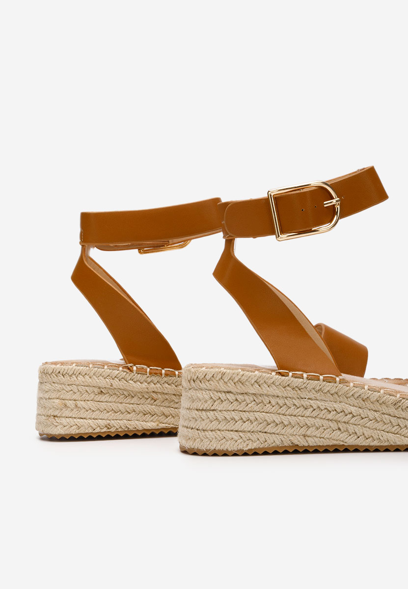 Veldia camel espadrilles szandál